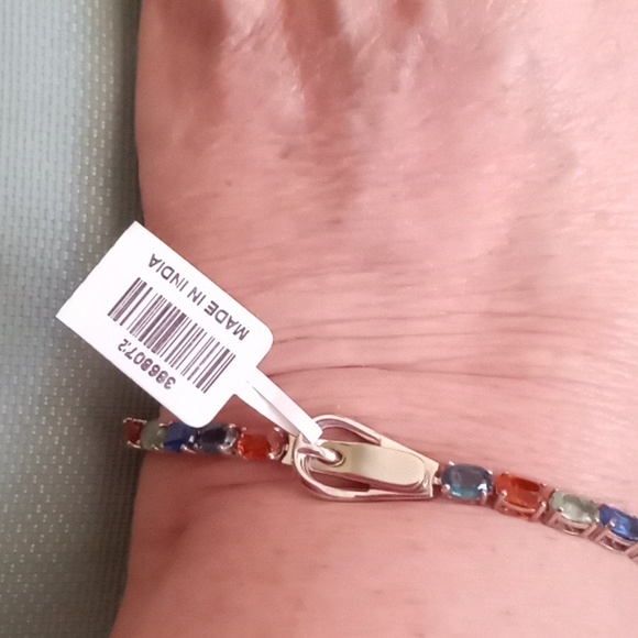 MULTI KYANITE TENNIS BRACELET - Picture 6 of 8